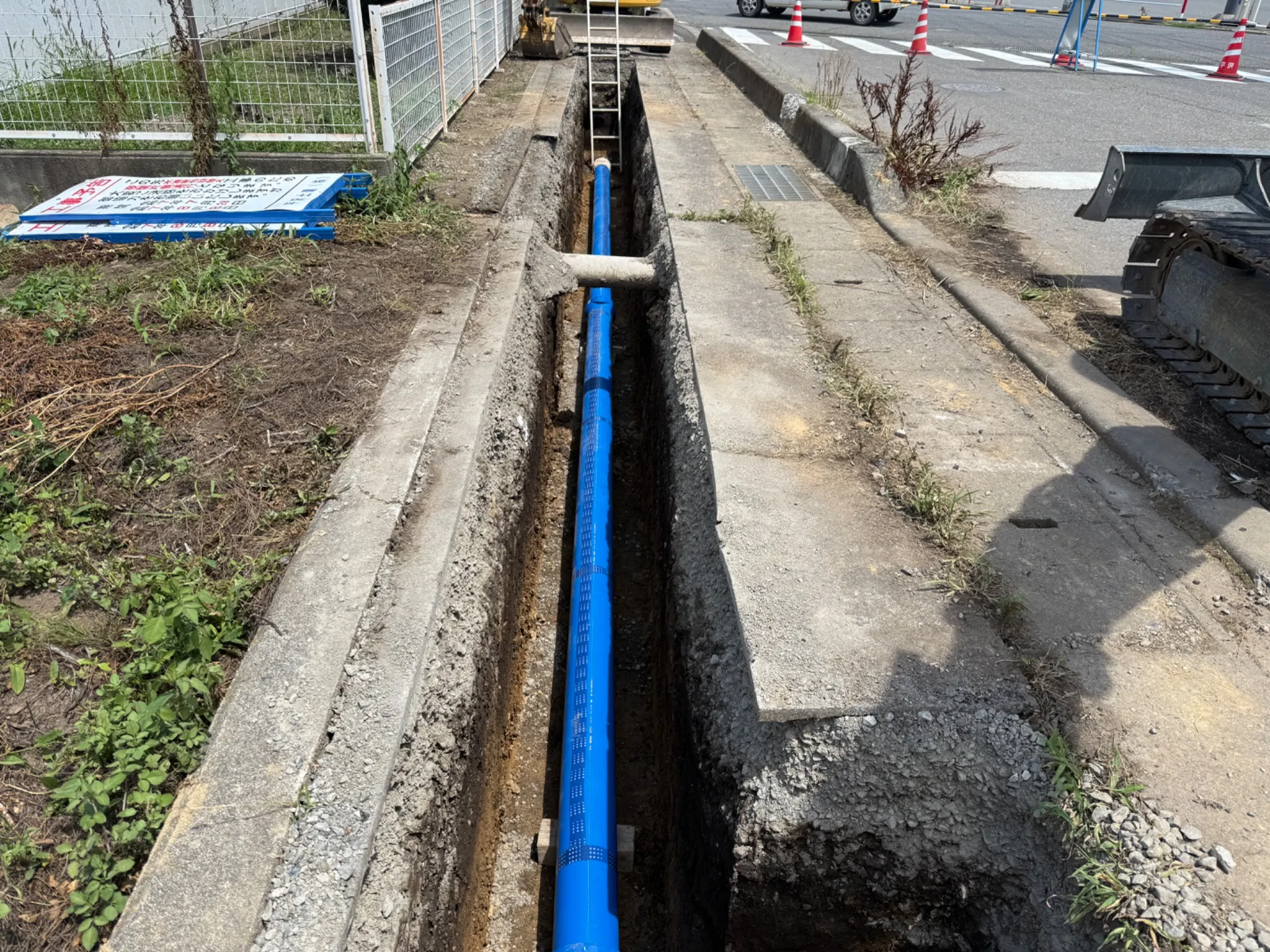 【水道管敷設替え工事】松本市・塩尻市で外構工事｜平沢土建株式会社